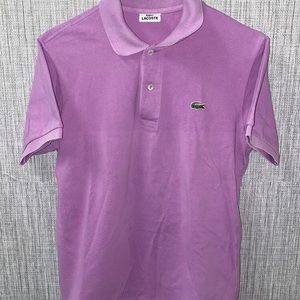 Lacoste  Purple Short Sleeve Golf Polo Shirt Size 3 UK / Small